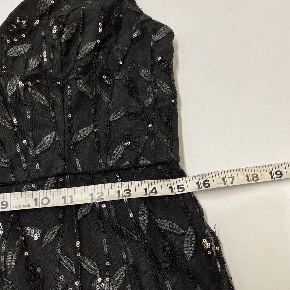 Ever Pretty Dress Womens 3XL Black Sequin Sheer Mesh Overlay Maxi Event Fairy - Picture 9 of 14